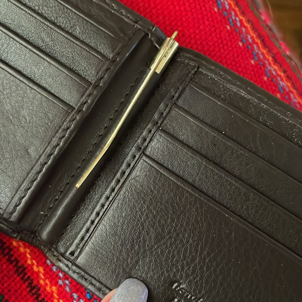 Genuine Leather Hand Crafted Wallet NWOT - Picture 4 of 6